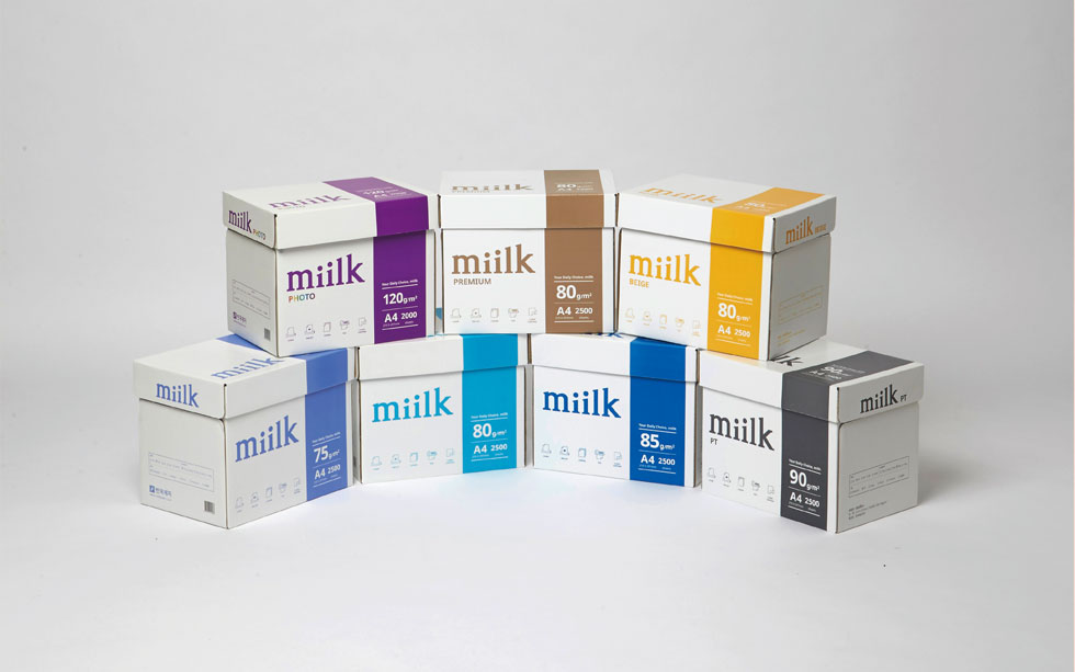 [Hankuk Paper]Observing the renewal of Hankuk Paper representative brand, miilk